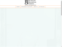 Tablet Screenshot of baycolonyshakespeare.org
